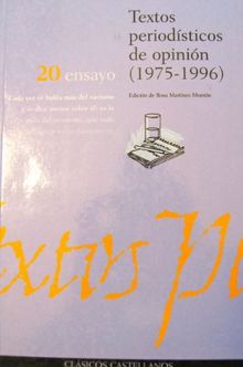 Textos periodísticos de opinión : (1975-1996)