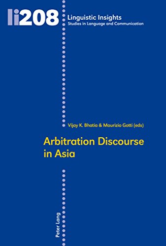 Arbitration Discourse in Asia (Linguistic Insights)