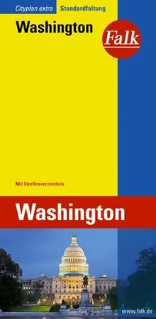 Falk Cityplan Extra Standardfaltung International Washington mit Straßenverzeichnis