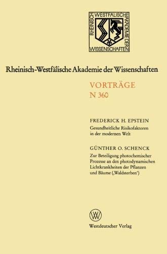 Rheinisch-Westfälische Akademie der Wissenschaften: Natur-, Ingenieur- und Wirtschaftswissenschaften Vorträge · N 360