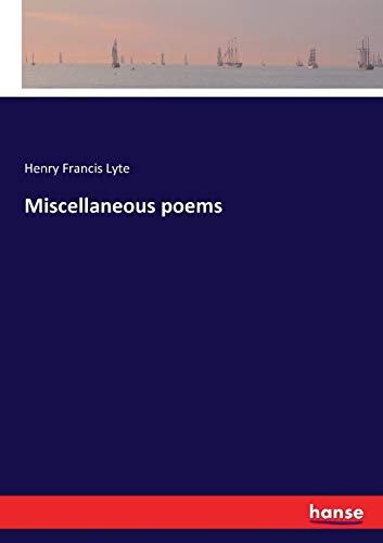 Miscellaneous poems