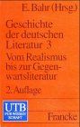 Geschichte der deutschen Literatur 3. Vom Realismus bis zur Gegenwartsliteratur