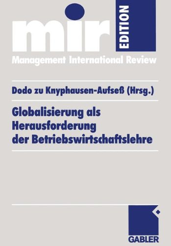 Globalisierung als Herausforderung der Betriebswirtschaftslehre (mir-Edition) (German Edition)