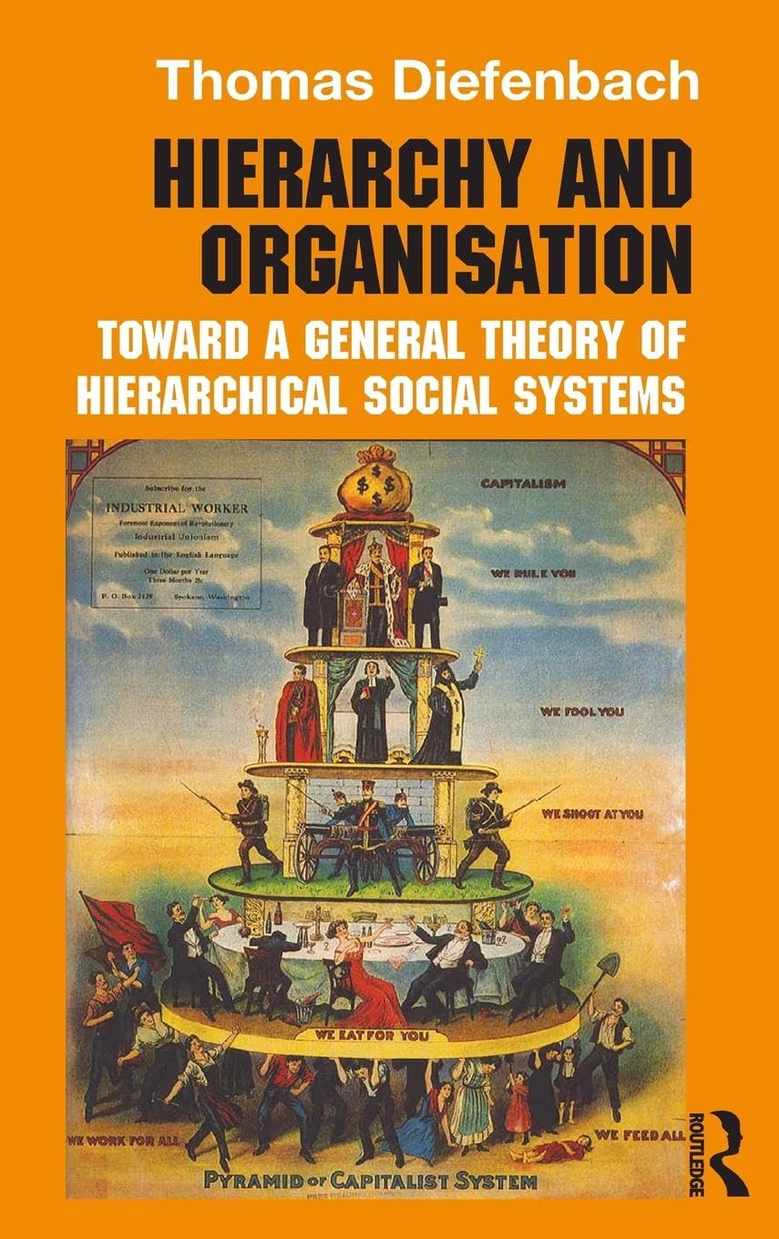 Hierarchy and Organisation: Toward a General Theory of Hierarchical Social Systems (Routledge Studies in Management, Organizations, and Society, 24, Band 24)