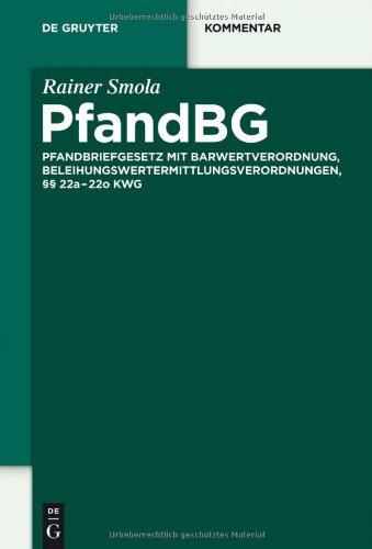PfandBG (de Gruyter Kommentar)