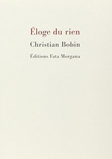 Eloge du rien