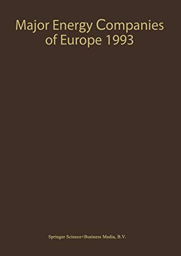 Major Energy Companies of Europe 1993