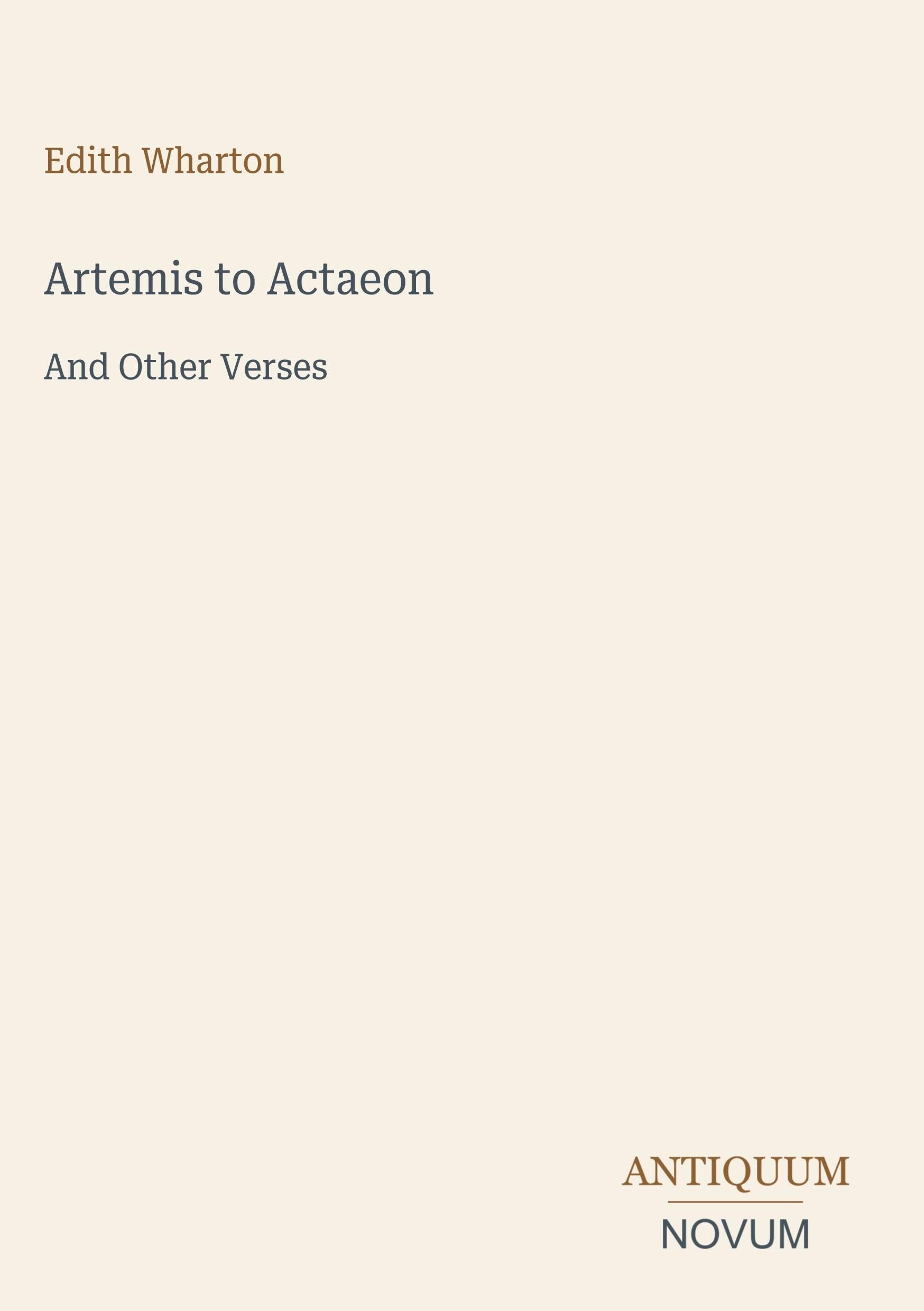 Artemis to Actaeon