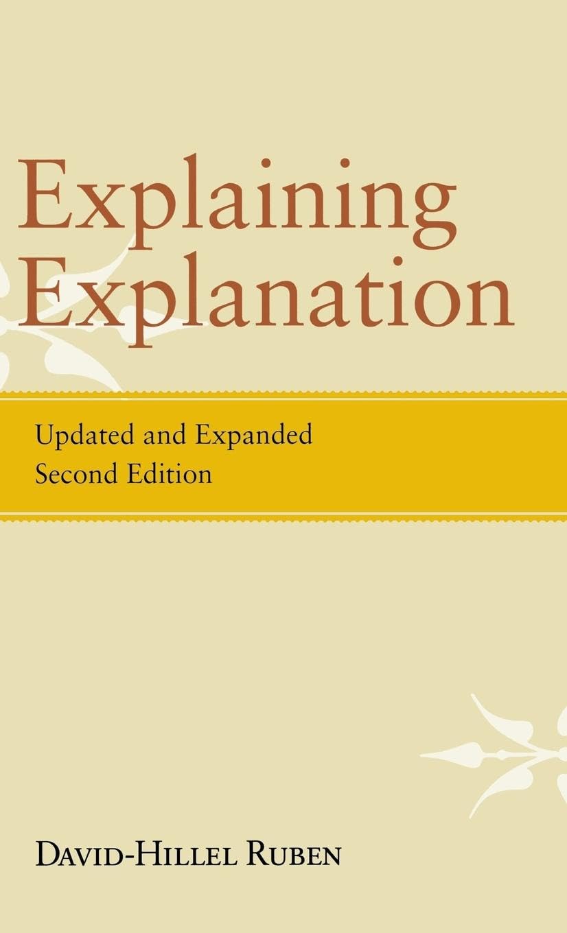 Explaining Explanation