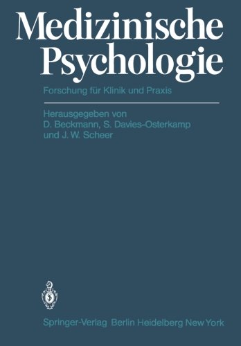 Medizinische Psychologie: Forschung für Klinik und Praxis
