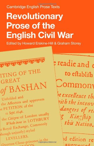 Revolutionary Prose of the English Civil War (Cambridge English Prose Texts)