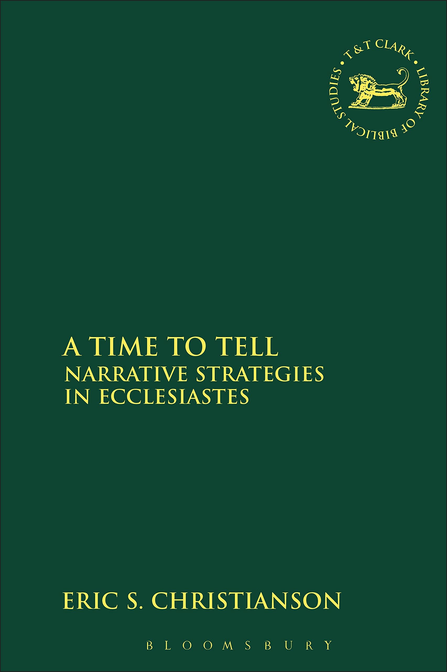 A Time to Tell (Journal for the Study of the Old Testament Supplement S.)