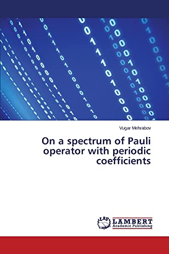 On a spectrum of Pauli operator with periodic coefficients
