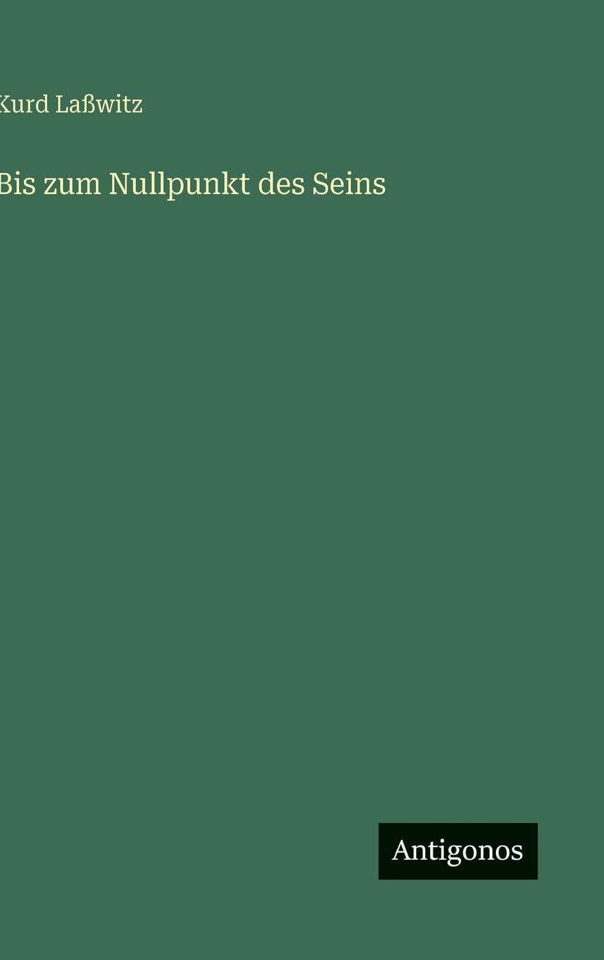 Bis zum Nullpunkt des Seins