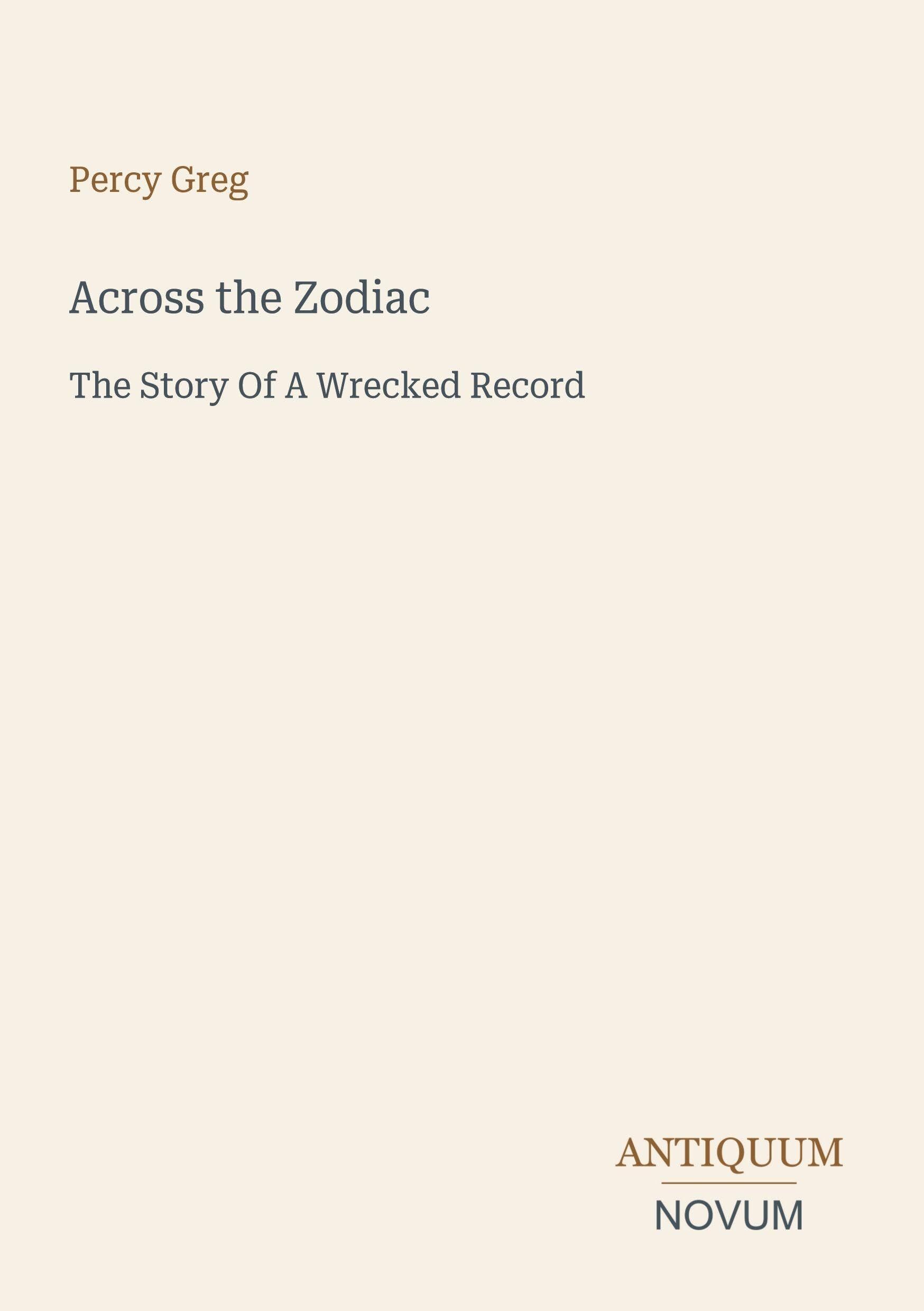 Across the Zodiac