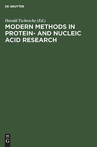 Modern Methods in Protein- and Nucleic Acid Research: Review Articles