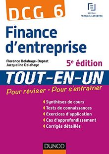 Finance d'entreprise, DCG 6 : tout-en-un