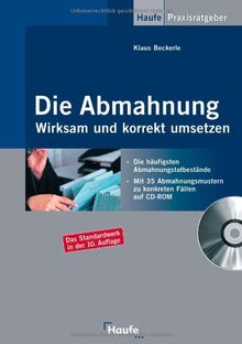 Die Abmahnung: Wirksam und korrekt umsetzen