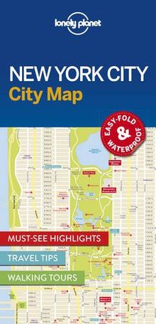 Lonely Planet New York City Map (Travel Guide)