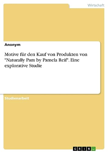 Motive für den Kauf von Produkten von Naturally Pam by Pamela Reif. Eine explorative Studie