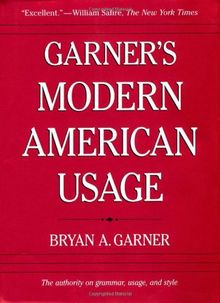 Garner's Modern American Usage