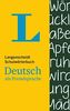 Langenscheidt Schulwörterbuch Deutsch als Fremdsprache: Deutsch-Deutsch (Einsprachige Wörterbücher)
