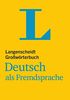 Langenscheidt Großwörterbuch Deutsch als Fremdsprache: Deutsch-Deutsch (Einsprachige Wörterbücher)