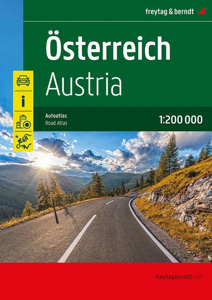 Österreich, Autoatlas 1:200.000, freytag & berndt: Straßenatlas mit Innenstadtplänen (freytag & berndt Autoatlanten)