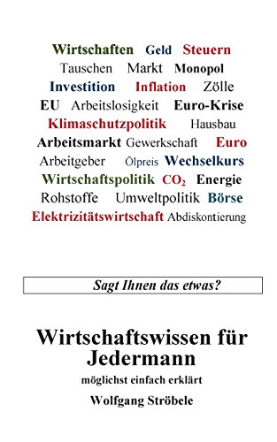 Wirtschaftswissen für Jedermann: möglichst einfach erklärt