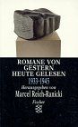 Romane von gestern - heute gelesen: 1933-1945