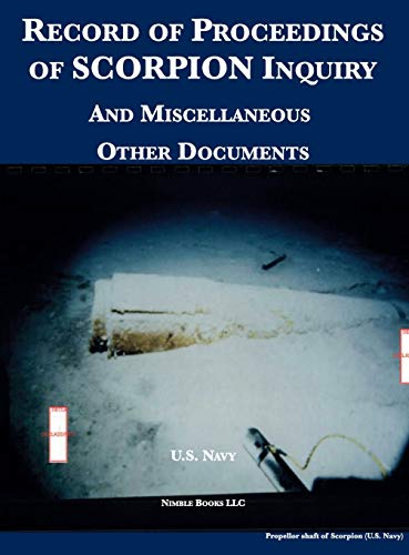 Record of Proceedings of SCORPION Inquiry: And Miscellaneous Other Documents (Foia Reading Room, Band 3)