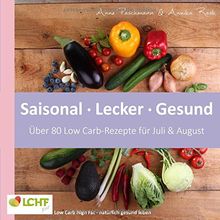 LCHF pur: Saisonal. Lecker. Gesund - über 80 Low Carb-Rezepte für Juli & August: Low Carb High Fat - natürlich gesund leben von Paschmann, Anne, Rask, Annika  | Buch | Zustand sehr gut