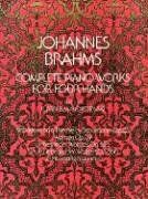 Johannes Brahms  Complete Piano Works For Four Hands duet (Dover Music for Piano)