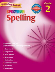 Spectrum Spelling, Grade 2