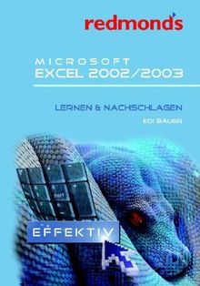 EXCEL 2002/2003 LERNEN UND NACHSCHLAGEN A5: redmond's Taschenbücher "Lernen und Nachschlagen"