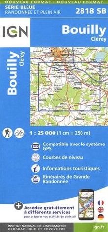 Bouilly.Clérey 1:25 000