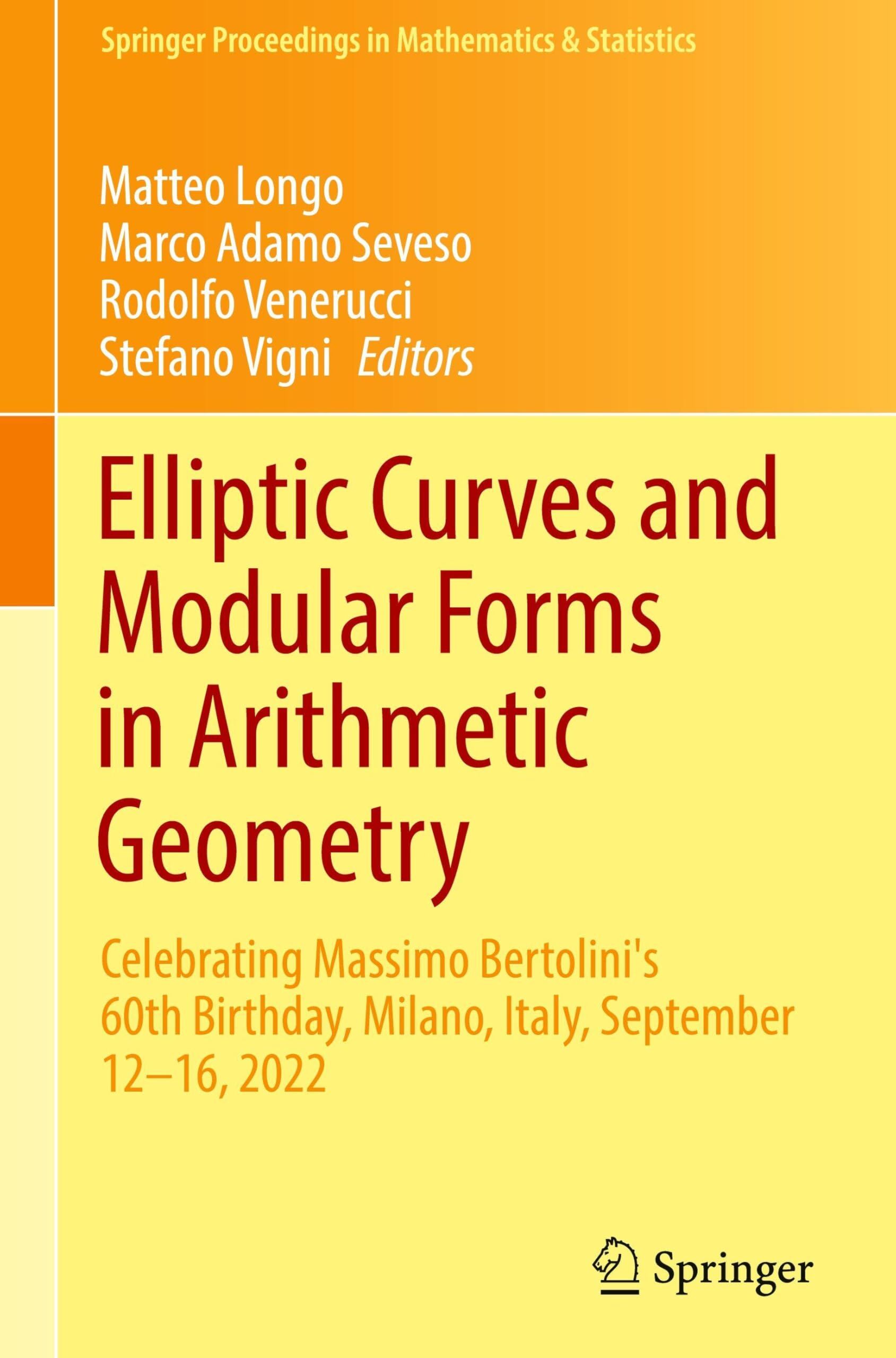 Elliptic Curves and Modular Forms in Arithmetic Geometry