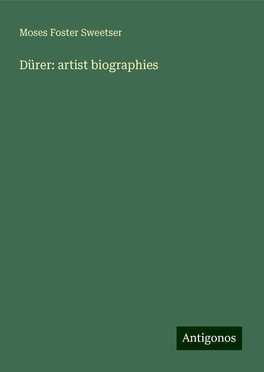 Dürer: artist biographies