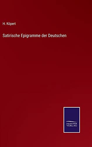 Satirische Epigramme der Deutschen