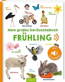 Mein großes Geräuschebuch - Frühling: Mit 43 Sounds | Hochwertiges Soundbuch mit realistischen Sounds für Kinder ab 24 Monaten