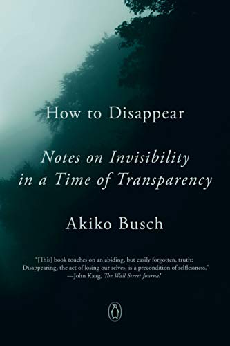 Akiko Busch How To Disappear, Notes On Invisibility In A Time Of Transparency
