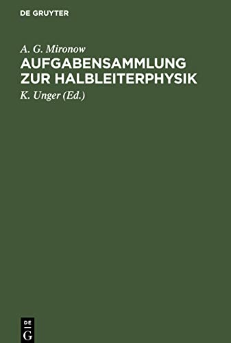 Aufgabensammlung zur Halbleiterphysik
