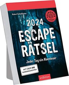 Abreißkalender Escape Rätsel 2024: Jeder Tag ein Abenteuer | Tagesabreißkalender zum Aufstellen oder Aufhängen