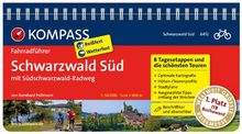 Schwarzwald Süd mit Südschwarzwald Radweg: Fahrradführer mit Top-Routenkarten im optimalen Maßstab.