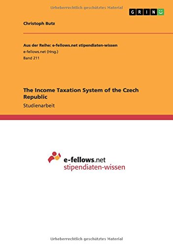 The Income Taxation System of the Czech Republic
