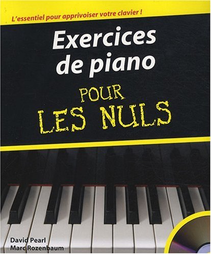 Exercices De Piano Pour Les Nuls (1cédérom)