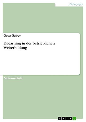 E-Learning in der betrieblichen Weiterbildung