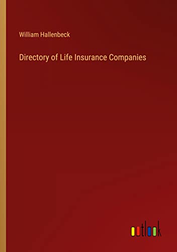 Directory of Life Insurance Companies