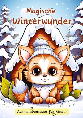 Magische Winterwunder: Ausmalabenteuer für Kinder