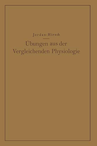 Übungen aus der Vergleichenden Physiologie: Atmung · Verdauung · Blut · Stoffwechsel Kreislauf · Nervenmuskelsystem